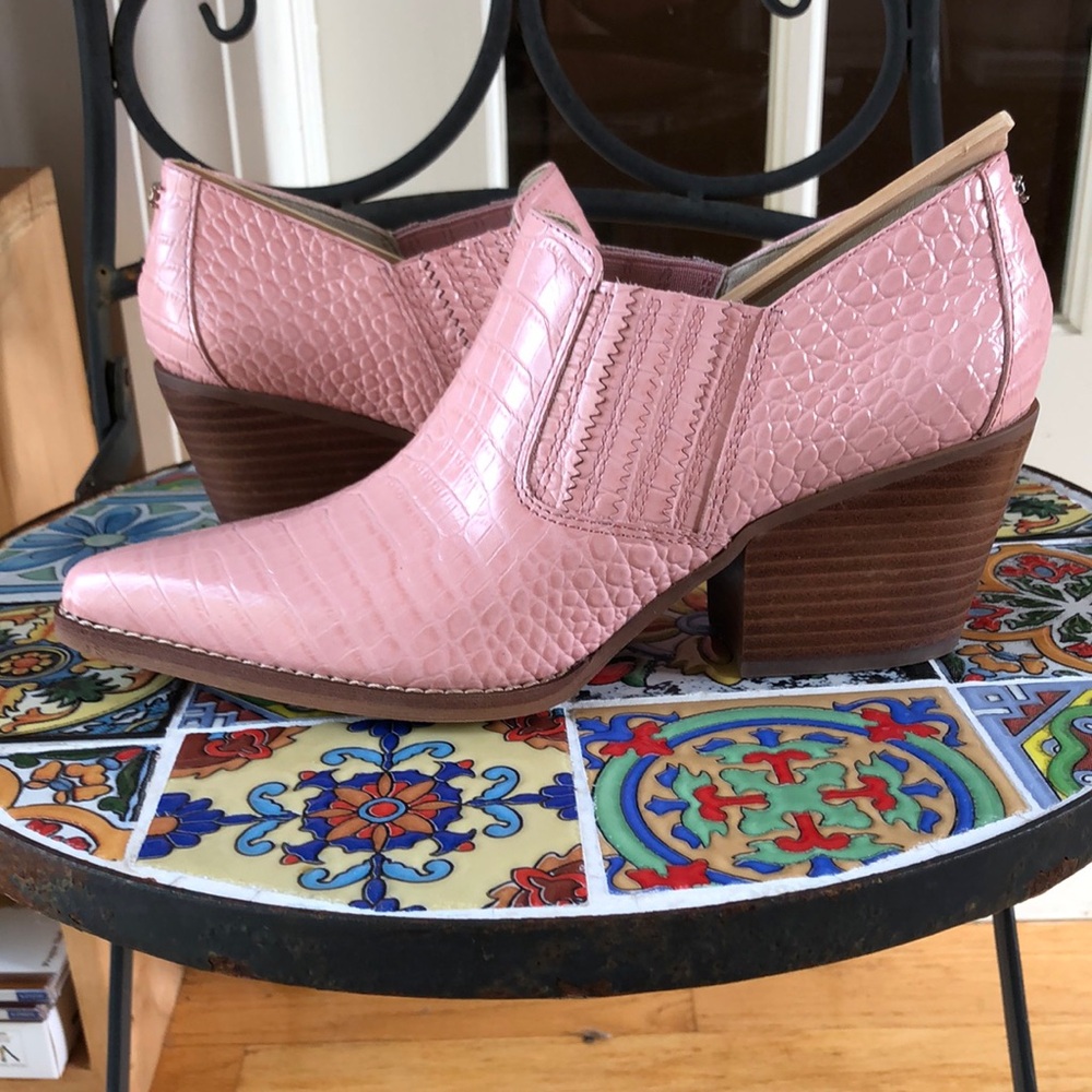 Sam Edelman Walton, Pink leather ankle boot